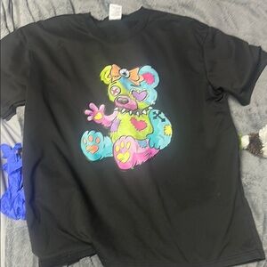 Colorful Bear Graphic Kids T-Shirt